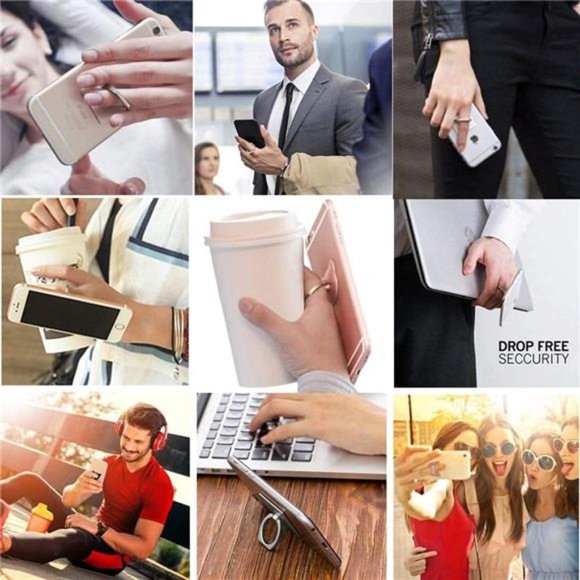 1PC Hot Desert Plant Phone Ring Universal 360°Adjustable Phone Case Finger Grip - Picture 5 of 7